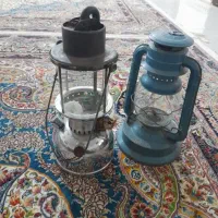 دوتا شمعدان برنج  ،چراغ توری  و فانوس ،|صنایع دستی و سایر لوازم تزئینی|بروجرد, |دیوار