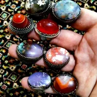 انگشتر سیاه قلم و طرح نقره کلی|بدلیجات|اصفهان, فیض|دیوار