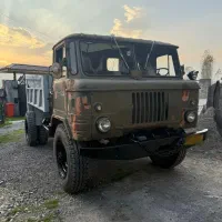 کامیونت گاز ۶۶ روسی شش چرخ کمپرسی