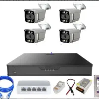 پک کامل دوربین مداربسته IP با دید شب رنگی