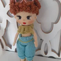 عروسک دست بافت یاسمین