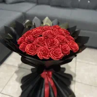 دسته گل روبانی