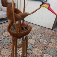 دکوری پرنده اویز چوبی  برای روی جزیره بقیه ۱۵۰