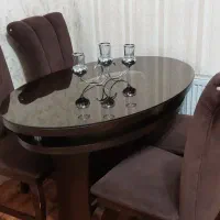 میز نهار خوری ۴ نفره|میز و صندلی غذاخوری|فومن, |دیوار