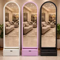 آینه قدی کلاسیک کشودار MDF 60×200