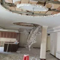 کچ کاری سفیدکاری ابزار خورده کاری لکه گیری حتی1متر