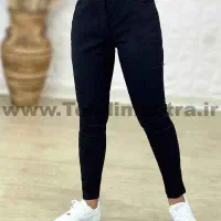 یک عدد شلوار جین مشکی زنانه  به فروش میرسد