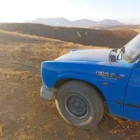 نیسان برای  بار بردن سیب زمینی برای انبار