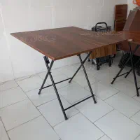 پخش میز و صندلی تاشو چوبی نقدو اقساط(کافه کبابی..|میز و صندلی غذاخوری|رشت, دیانتی|دیوار