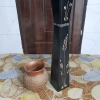 گلدان چوبی بلند