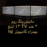 ۳مانیتور ترید . تلویزیون سام ۴۳ اینچ و مینی کیس hp|تلویزیون و پروژکتور|تهران, تهرانپارس شرقی|دیوار
