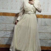 لباس مجلسی مدل عروسکی نباتی و لیمویی