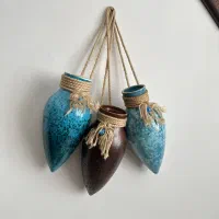 کوزه سفالی تزئینی و مصرفی