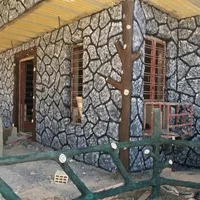 اجرای نمای سیمان بری طرح سنگ وچوب|خدمات پیشه و مهارت|شهرکرد, |دیوار