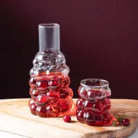 پارچ و لیوان شب /مدل حبابی|ظروف سرو و پذیرایی|چناران, |دیوار