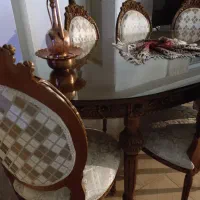 مبلمان سلطنتی چوب گردو ،با غذاخوری ۸نفره عتیقه|مبلمان خانگی و میز عسلی|تهران, چیتگر شمالی|دیوار