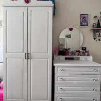 تخت و کمد نوجوان ۳تیکه برند ساحل چوب