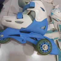 اسکیت اسپرت سایز ۳۰تا ۳۳ در حد نو با لوازم کامل|دوچرخه، اسکیت، اسکوتر|رفسنجان, |دیوار