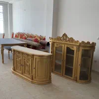 ست کامل مبلمان سلطنتی|مبلمان خانگی و میز عسلی|کرمان, |دیوار