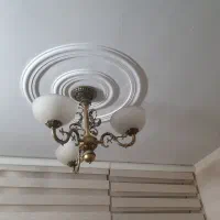 یک جفت لوستر ۳ شاخه تمام برنجی برنزی اصل و سنگین|لوستر و چراغ آویز|تهران, پونک|دیوار