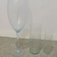 انواع گلدان شیشه ایی