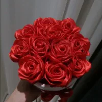 دستگل روبانی|گل مصنوعی|گرگان, |دیوار