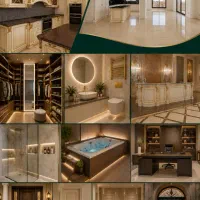 کابینت، کلوزت، لابی، درب ، جکوزی و دکوراسیون چوبی