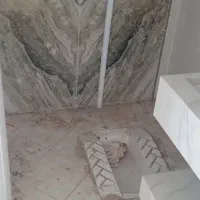 کاشی کاری وپله . وبقل پله سیمان کاری
