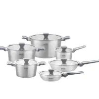 سرویس قابلمه استیل ۱۲پارچه ام جی اس آلمان وارداتی