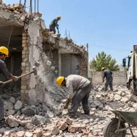 تخریب وجابه جایی مصالح