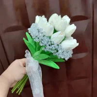 دسته گل عروس میکانا|گل مصنوعی|بندرعباس, |دیوار