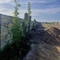 باغچه ۱۸۳متری  چهاردیواری شده