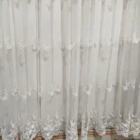 پرده اتاق خواب به همراه زیر پرده