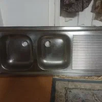 سینک دوقلو ۱۲۰تمیز واب چکان