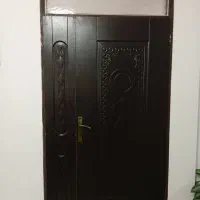 درب ورودی منزل با چهار چوب فلزی|مصالح و تجهیزات ساختمان|قصرشیرین, |دیوار