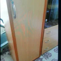 کتابخونه و کمد ام دی اف و میز تحریر چوب اعلا نو|مبلمان خانگی و میز عسلی|شهرکرد, |دیوار