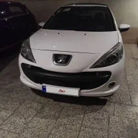 ۲۰۷ مدل ۱۴۰۳ سفید فول دنده. سقف پانا با رینگ