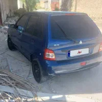 فوش پراید حاج بک آبی کاربنی