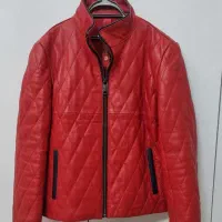 کت چرم طبیعی نوین چرم در حد نو (بچگانه)