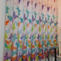 پرده اتاق خواب و پشت دری