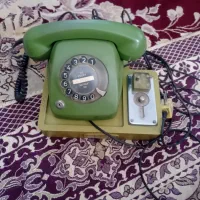 گوشی تلفن قورباغه ای عتیقه سکه ای