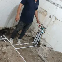 بازکردن لوله فاضلاب بافنر ولوله کشی آب در رودسر|خدمات پیشه و مهارت|رودسر, |دیوار