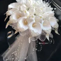 دسته گل عروس|گل مصنوعی|زاهدان, |دیوار