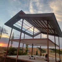 سقف شیروانی آلاچیق سردرب آردواز و تعمیرات