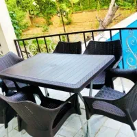 میز و صندلی حصیری