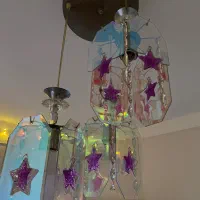 لوستر سه شاخه اتاق کودک و نوجوان|لوستر و چراغ آویز|علیآباد کتول, |دیوار