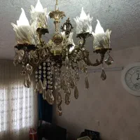 لوستر برنجی|لوستر و چراغ آویز|اراک, |دیوار