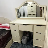 سرویس خواب ام دی اف نو مناسب عروس و تخت یک نفره|تخت و سرویس خواب|تهران, کوی فراز|دیوار