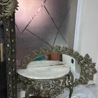 فروش وسایل برنجی بوفه ساعت آینه شمعدان|بوفه، ویترین، کنسول|تهران, سعادت‌آباد|دیوار