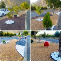ریگ باغی/سنگ قلوه رودخانه ای/گراویه رنگی/سنگریزه|مصالح و تجهیزات ساختمان|مشهد, امیریه|دیوار